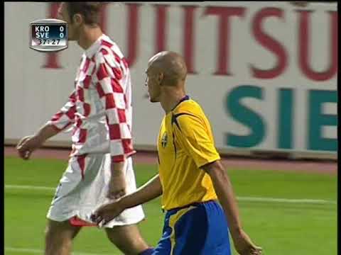 VM kval: Kroatien - Sverige - Höjdpunkter - 2005-10-08