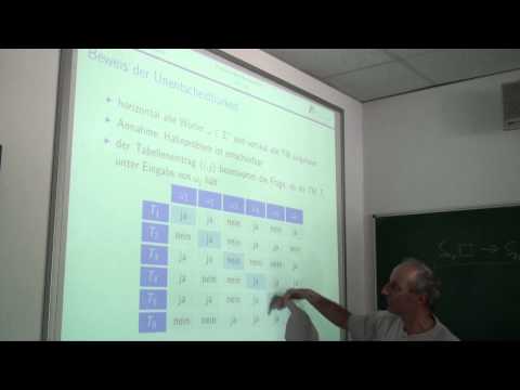 Theoretische Informatik Vorlesung Nr. 21