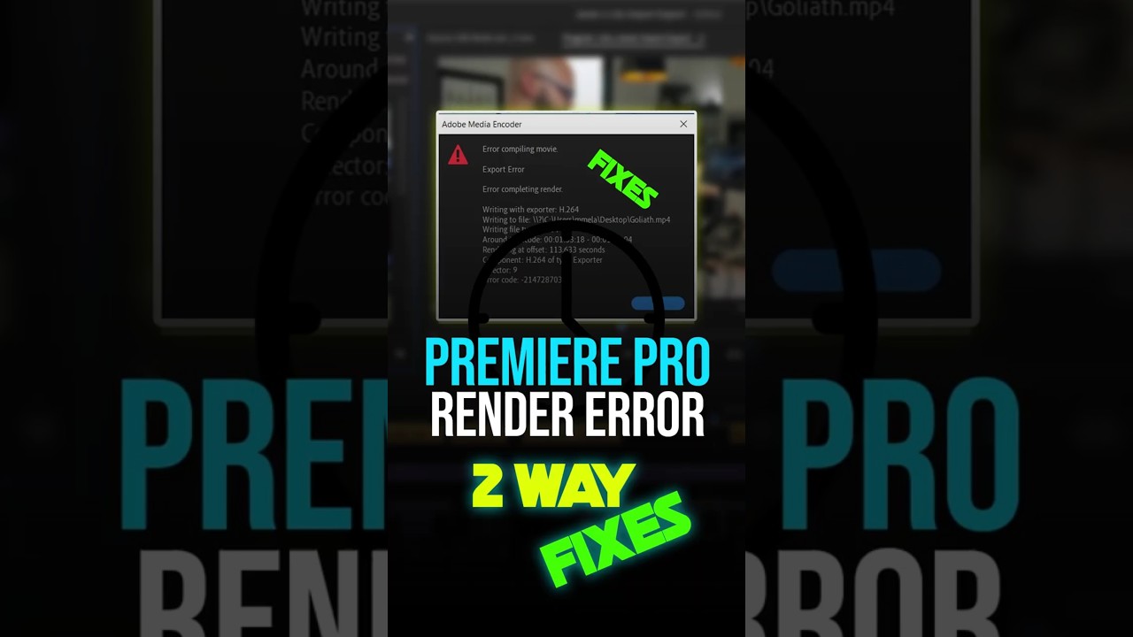 How To Fix Error Compiling Movie In Premiere Pro | 2 Way Solve | abmoreinfo
