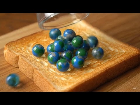 1 Hour AI ASMR: Glass Cutting & Toast Spreading 💤