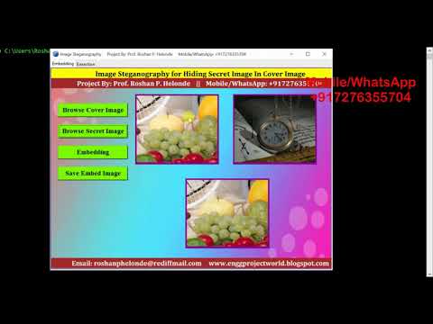 Image Steganography Using Python Project Code - Hiding Secret Image in Cover Image Using Python Code