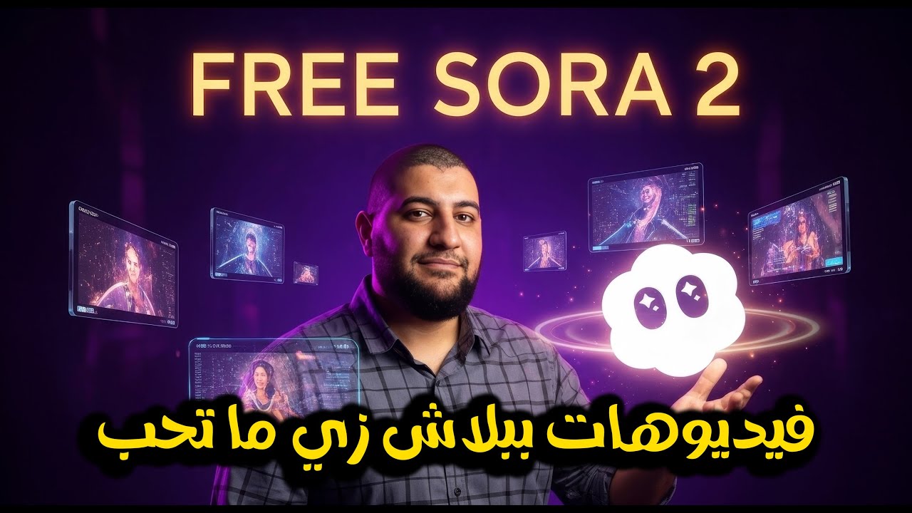شغل SORA 2 مجانًا بدون VPN أو حساب 💥