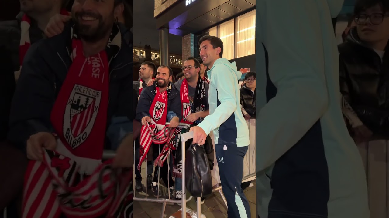 El Athletic Club ya se encuentra en el hotel de concentración en Newcastle