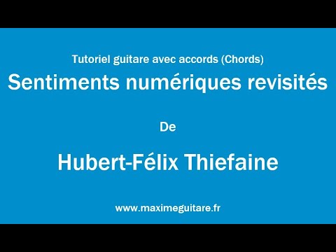 Sentiments Numériques Revisit&eacute;s - Tutoriel & Partition 🎶