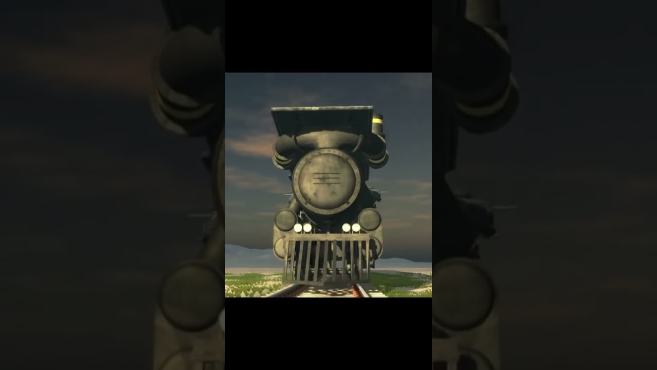 Steampunk Aircraft Carrier Steam Train 🚂