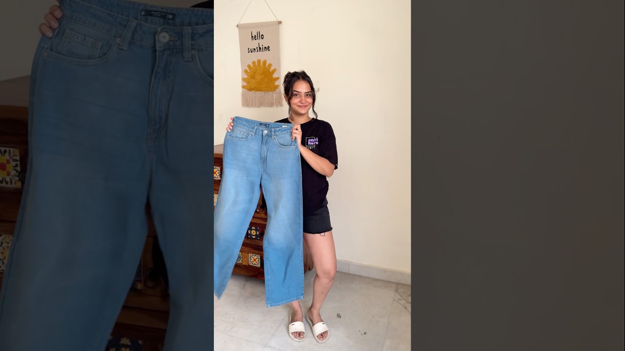 Myntra Straight Fit Jeans✨🫶🏻 | Budget Wear | Must Have | Quality Find 💯 #myntrafinds #denimjeans