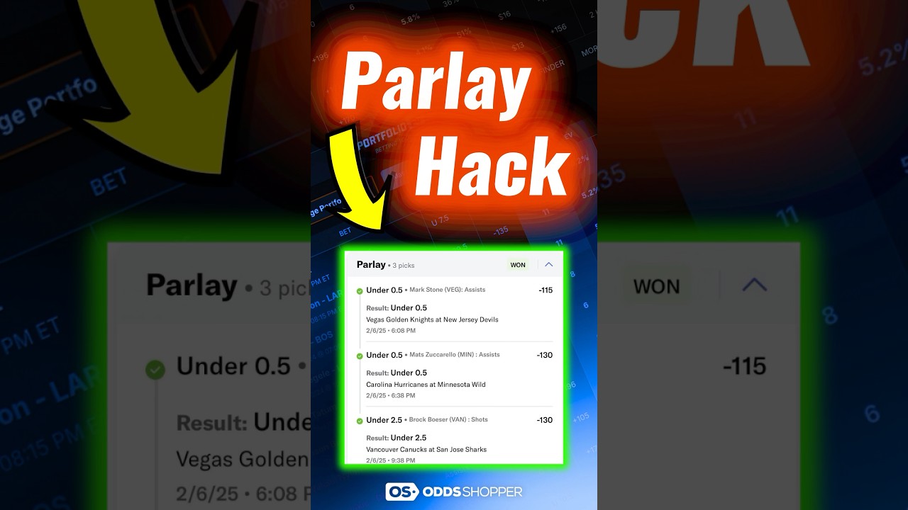 Parlay Hack Wins INSANE MONEY! How to Bet Parlays | Sports Betting Tips & Tricks 2025
