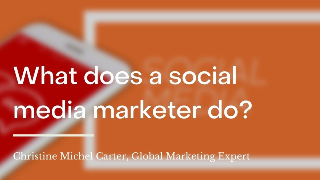 Role of a Social Media Marketer Explained 📱