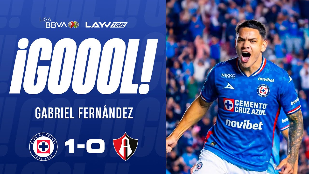Gol de Fernández tras error en salida ⚽ | Cruz Azul 1-0 Atlas