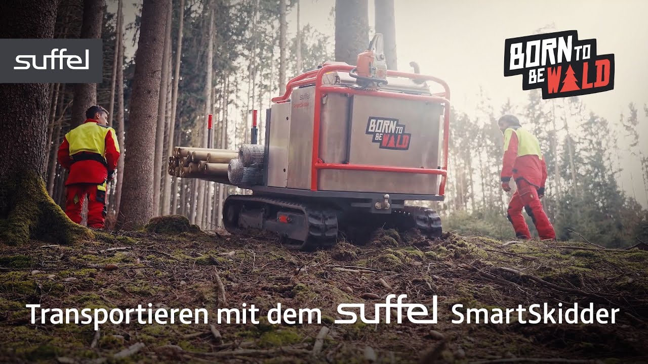Suffel SmartSkidder: Effizienter und Sicherer Zaun- & Holztransport für Waldarbeit 🌲