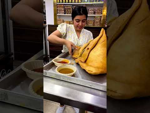 Biggest Samosa For All Samosa Lovers๐ | Chahat Anand | #shorts