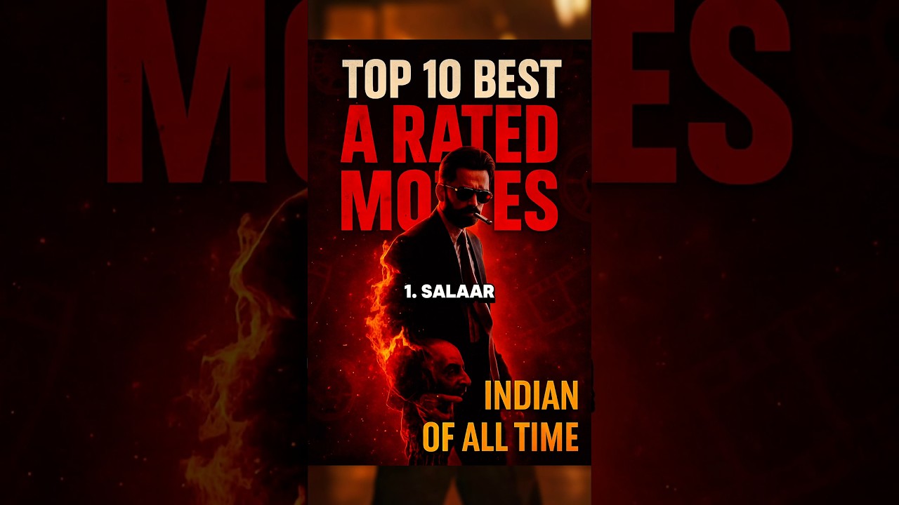 Top 10 Must-Watch A-Rated Indian Movies of All Time 🎬
