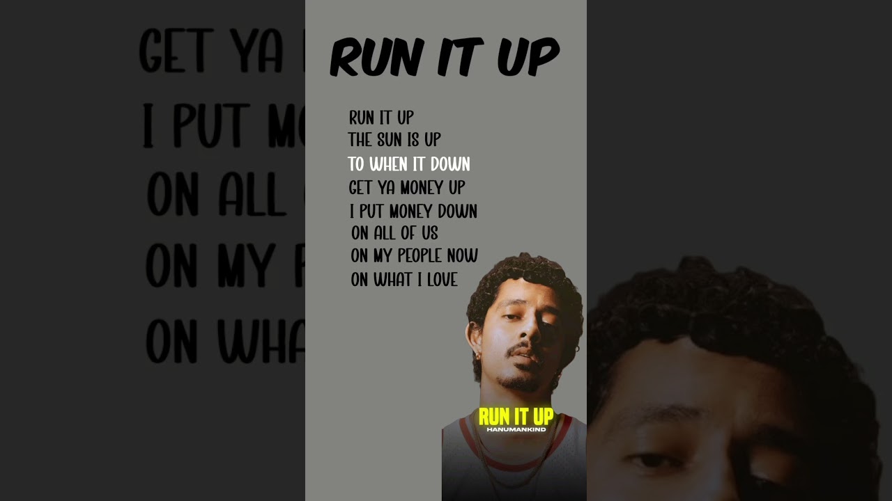 Run It Up Part 1 by Hanumankind ๐ถ