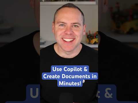 How to Create Documents in Minutes using Microsoft Copilot! (2024)