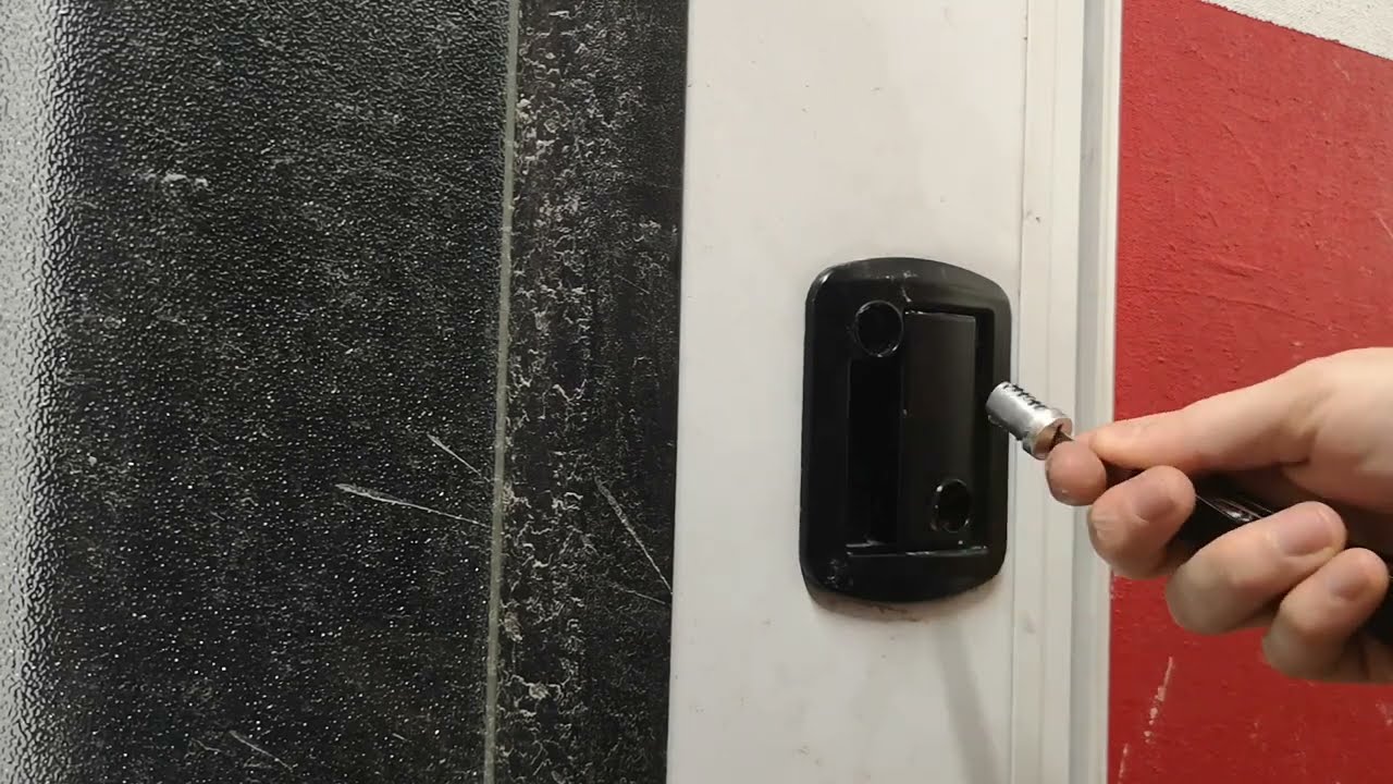 Removing and Rekeying Camper Door Cylinders Without GLD Key