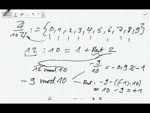 Die Erzeuger einer Restklassengruppe (Algebra)