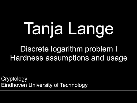 Discrete logarithm problem I - Hardness assumptions and usage