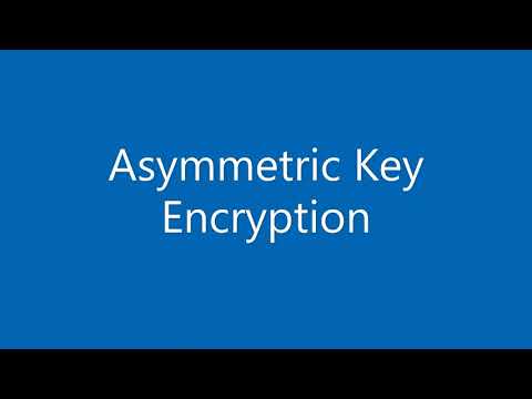 Asymmetric Key Encryption