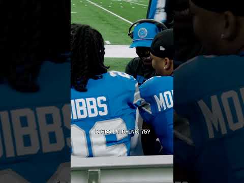 Holy s---- he's fast! | Sam LaPorta mic'd up for Jahmyr Gibbs' 70-yard TD 🎙