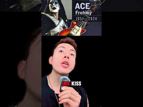 MUERE ACE FREHLEY GUITARRISTA DE LOS KISS!😱🕊️🥺😭#short #sabiasque #curiosidades #noticias #kiss