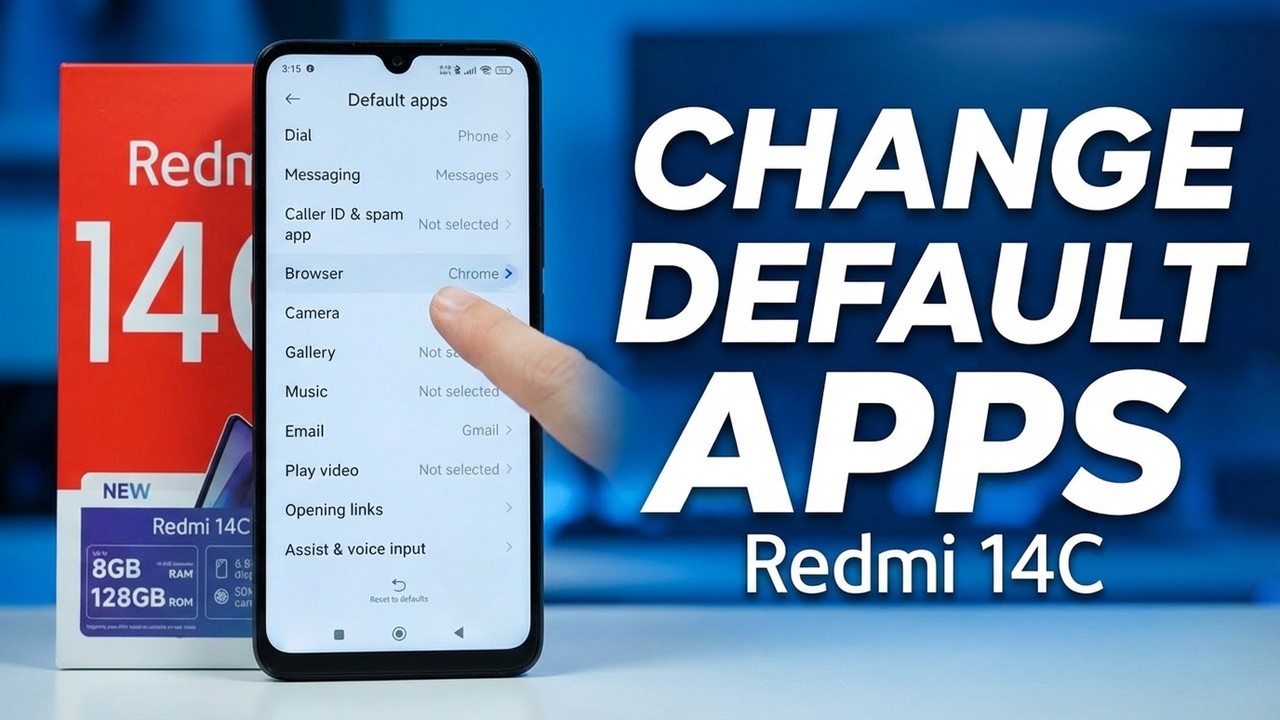 Redmi 14C: How to Change Default Apps