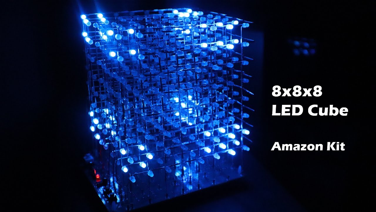 Build an 8x8x8 LED Cube with Arduino Kit