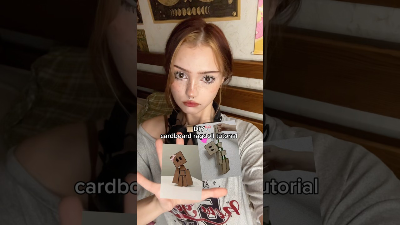 Easy DIY Cardboard Ragdoll Craft π§Έ