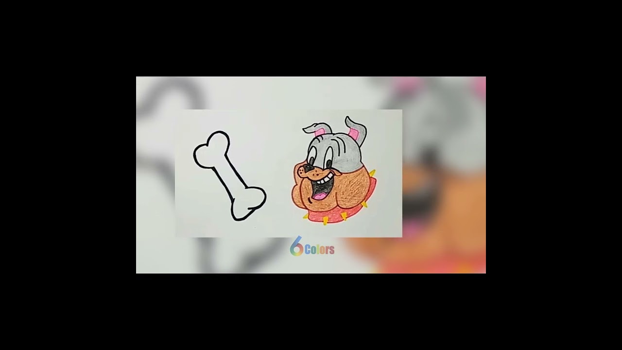 Spike Bulldog Cartoon Painting Tutorial | Tom and Jerry | 6-Color Technique