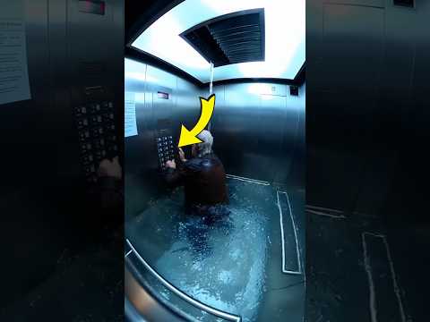 He Was Trapped In The Elevator... Then The Water Rose 🥹
