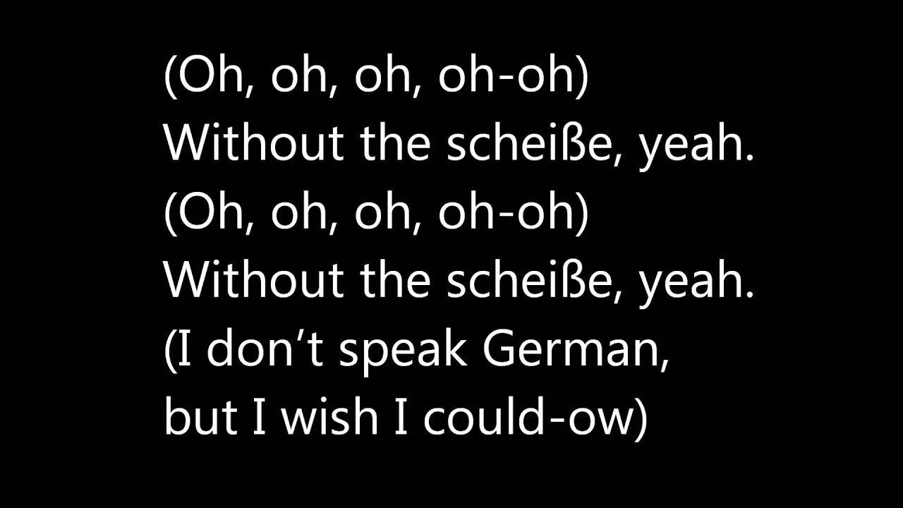 Lady Gaga - Scheiße 🎤 Lyrics on Screen | Official Song