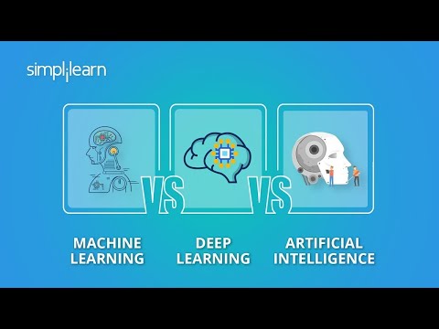 Machine Learning vs Deep Learning vs Artificial Intelligence | ML vs DL vs AI | Simplilearn