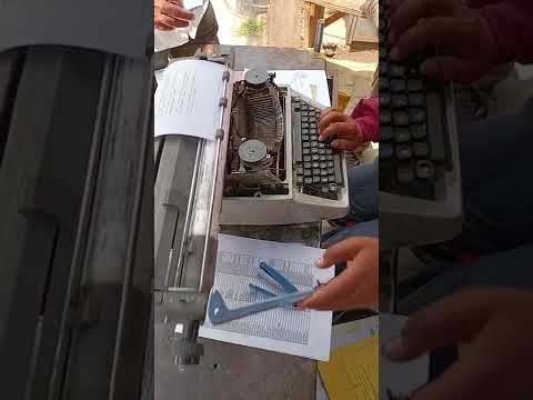 Typewriter speed 55 wpm #typewriters