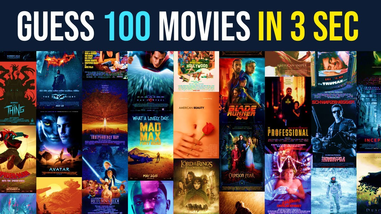 Guess 100 Movies in 3 Seconds by the Scene | Best Movies of the Last Four Decades