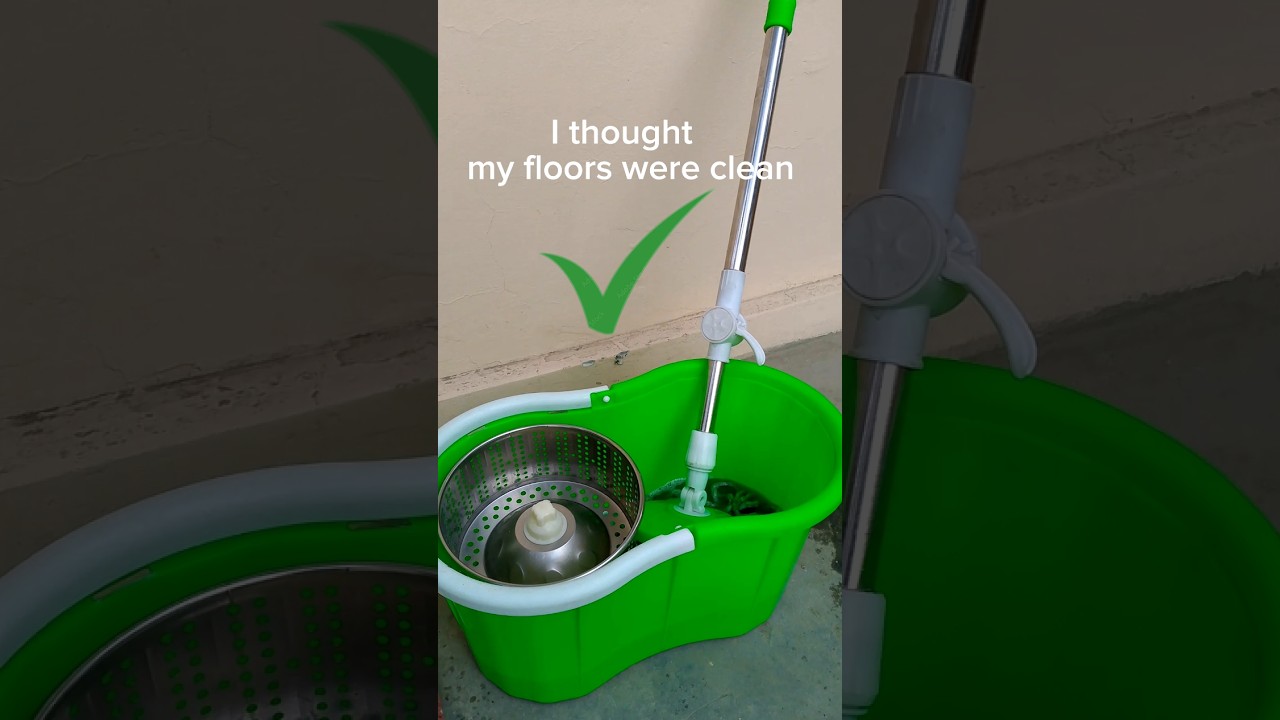 Experience Effortless Cleaning with the Tismine Spin Mop & Bucket System 🧼