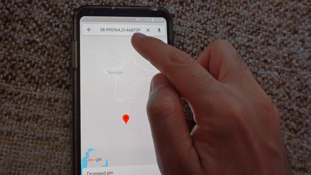 How to show GPS coordinates on Google Maps? (Android phone)