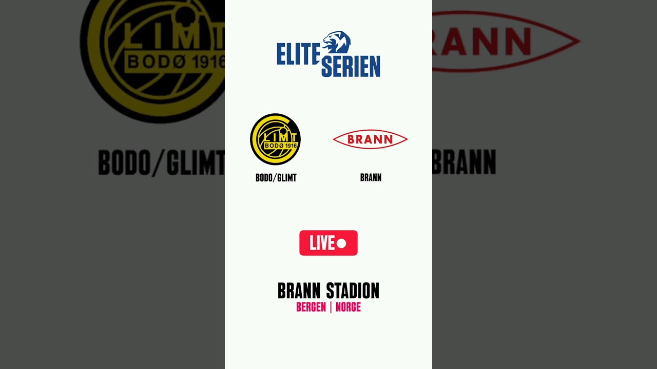 Bodø/Glimt vs Brann | Eliteserien Live at Brann Stadion
