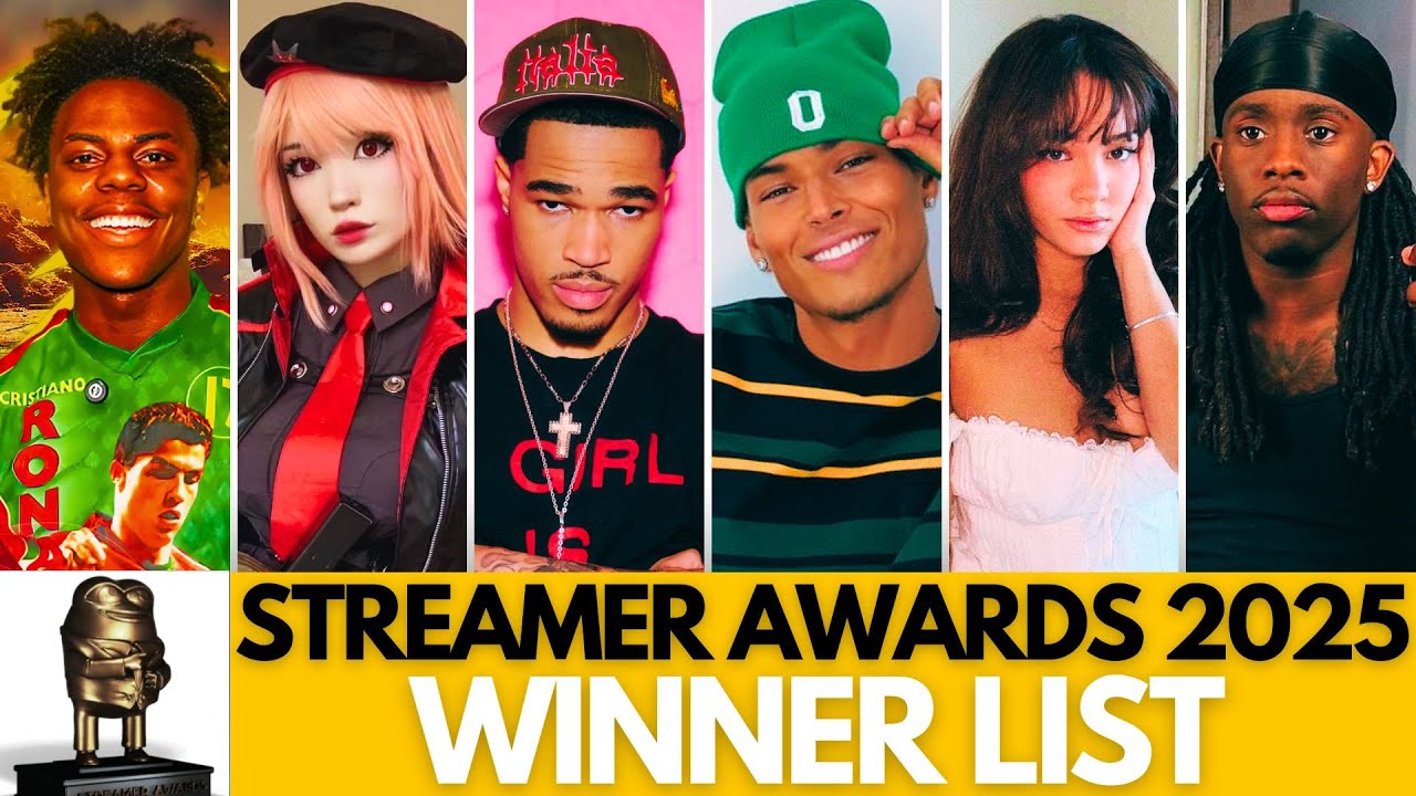 Streamer Awards 2025 Winners ๐