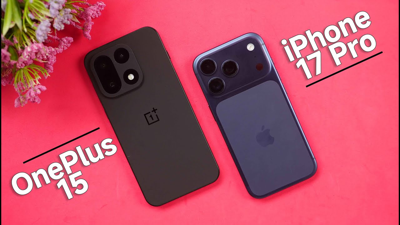 OnePlus 15 vs iPhone 17 Pro Speedtest Comparison