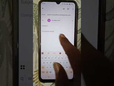 How to send Email from Mobile #email