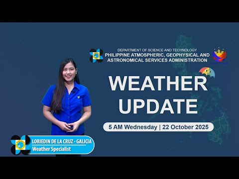 Public Weather Forecast issued at 5 AM | October 22, 2025 - Wednesday