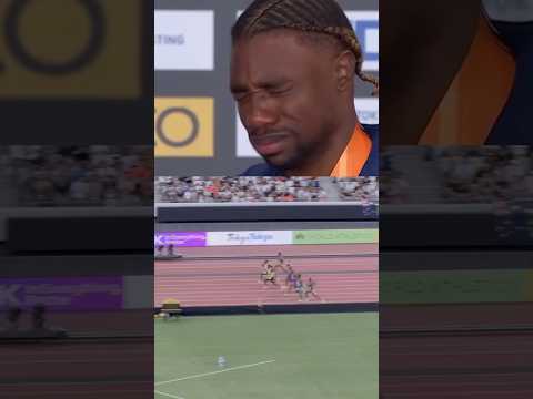 Noah Lyles Crying: Oblique Seville Wins 100m Final #trackandfield #track