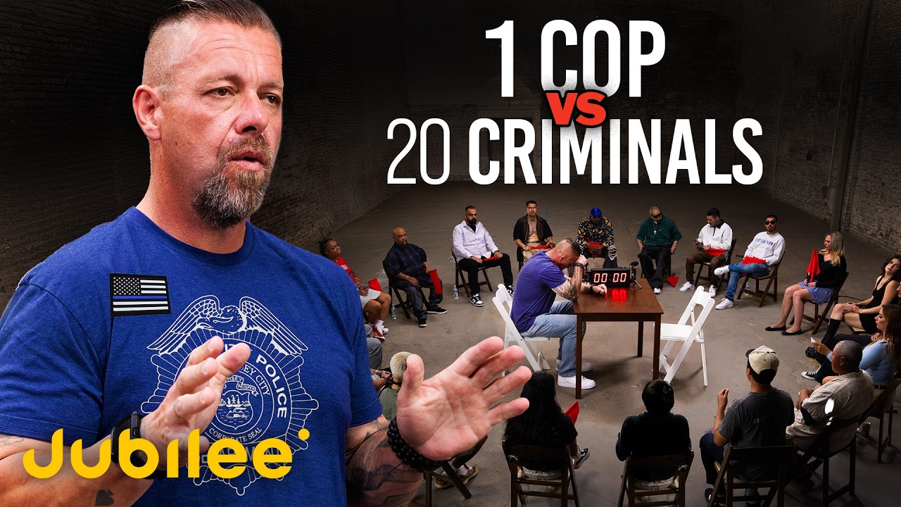 1 Cop Surrounded by 20 Criminals π