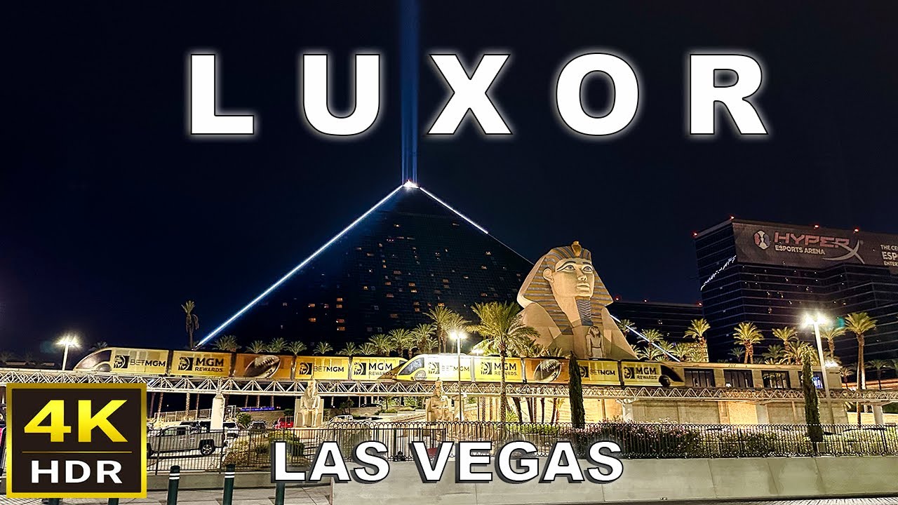 [4K HDR] Luxor Las Vegas Walking Tour | 2025 | Las Vegas Strip