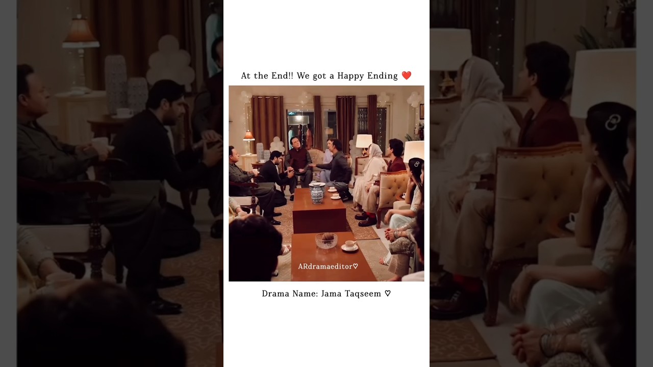 Heartwarming Finale of Jama Taqseem ❤️ | Must-Watch Moment