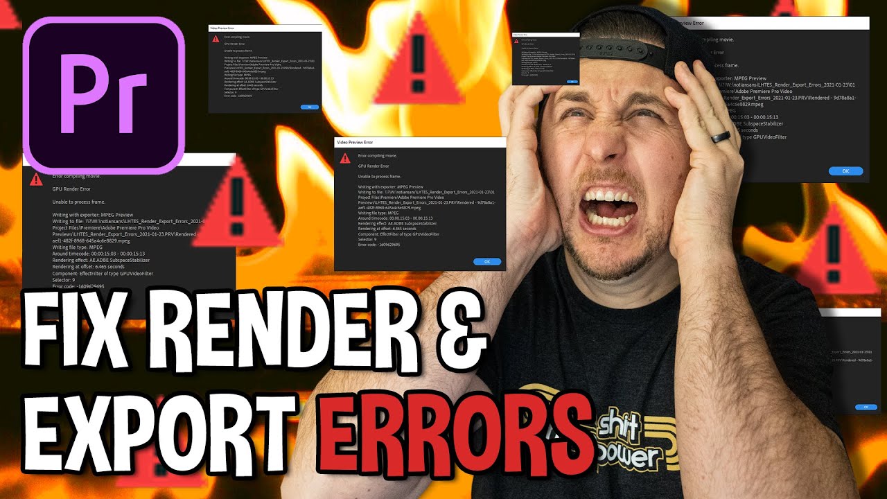 Fix Adobe Premiere Render & Export Errors (2026)