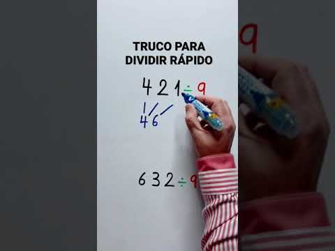 Truco Matemático para DIVIDIR RÁPIDO