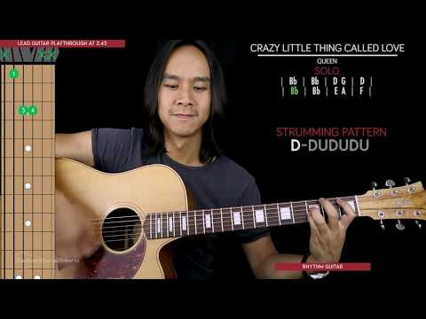 Crazy Little Thing Called Love Guitar Cover Acoustic - Queen 🎸 |Tabs + Chords|