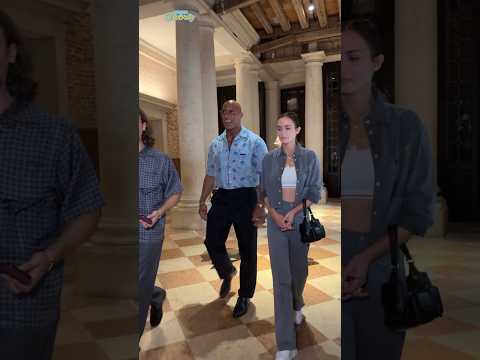 Dwayne "The Rock" Johnson and Emily Blunt at the film premiere #dwaynejohnson