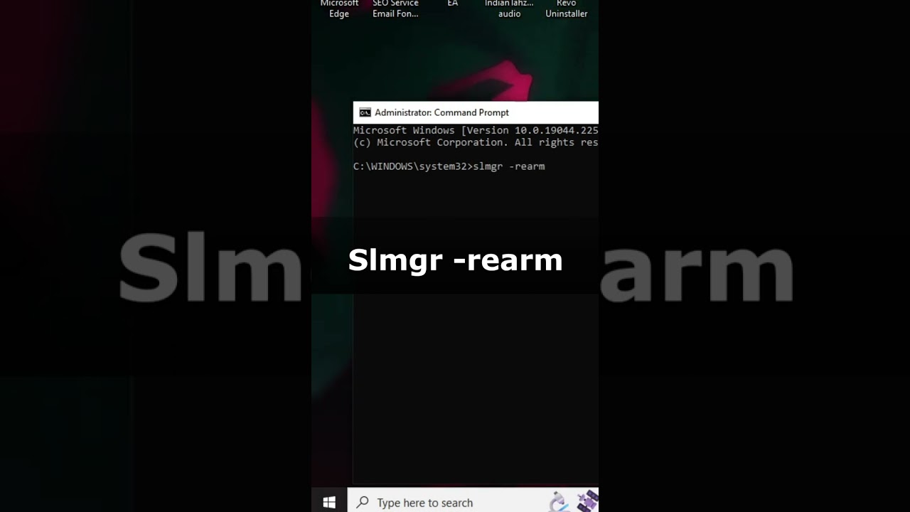 Remove "Activate Windows" Watermark with 1 CMD Command #shorts