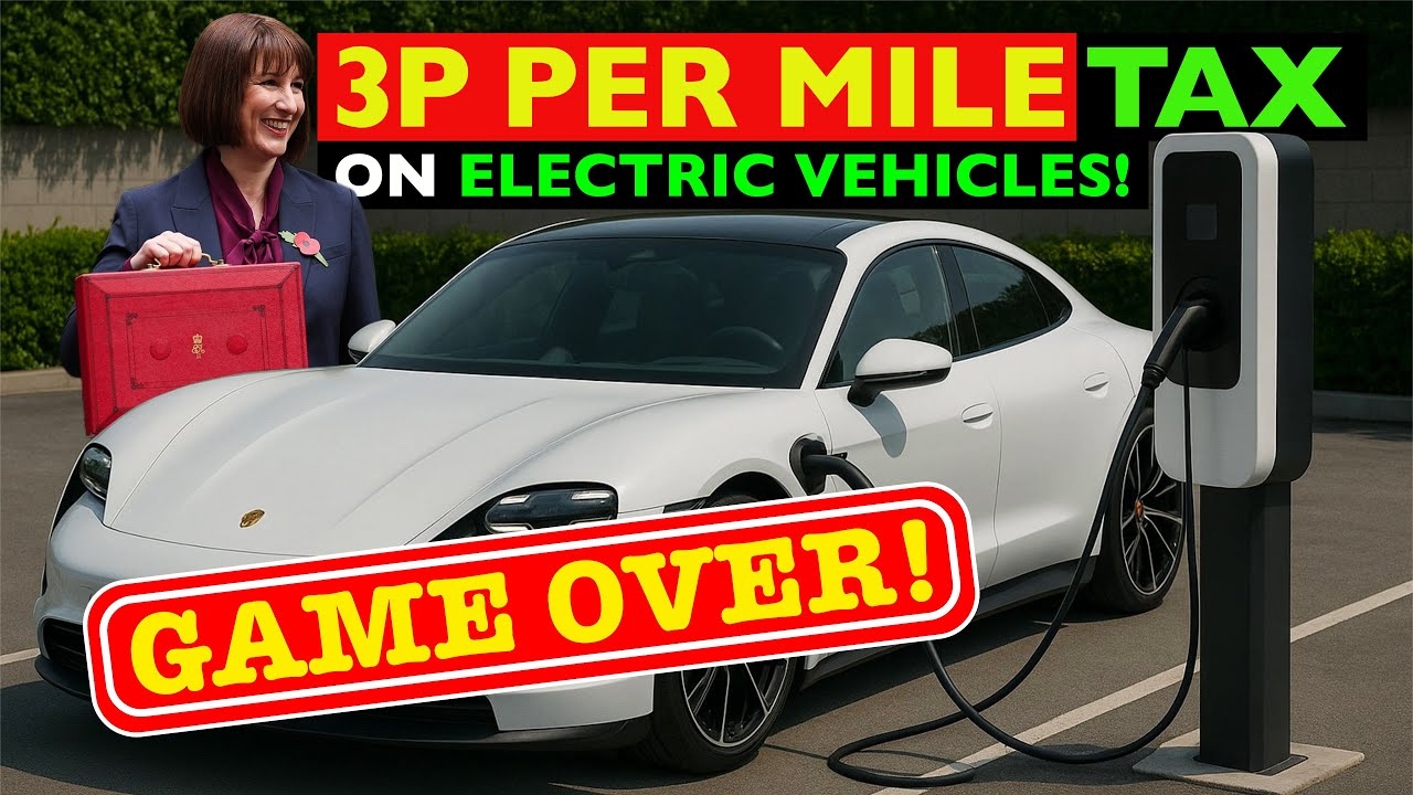 UK Introduces 3p/mile EV Tax, Ending Electric Car Era 🚗